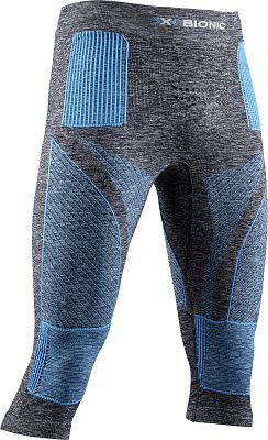 Превью  Термокальсоны X-BIONIC Energy Accumulator 4.0 Melange 3/4 Pants Men Dark Grey Melange/Blue